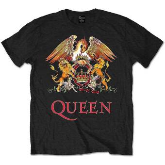 Queen Classic Crest Official Band T  Shirt