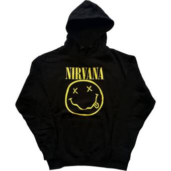 Nirvana Yellow Smiley Grunge hooded top