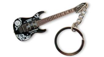 Kirk Hammett (Metallica) Black Ouija replica guitar keyring