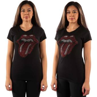 Rolling Stones Diamante tongue logo 