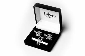 Euphonium Cufflinks with matching Tie Clip Cover Image