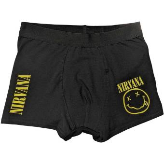 Nirvana cotton boxer shorts - Happy Face logo