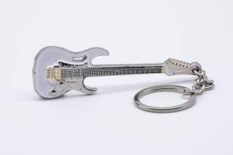 Classic Rock Guitar Keyring - Steve Vai JEM7 Signature Model
