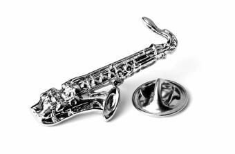 Saxophone Pin Badge